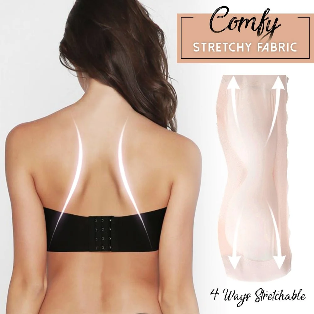 🔥Black Friday Deals with 49% OFF🔥Ice Silk Non-slip Tube Top Strap Bra💞-BUY 2 FREE SHOPPING🚛