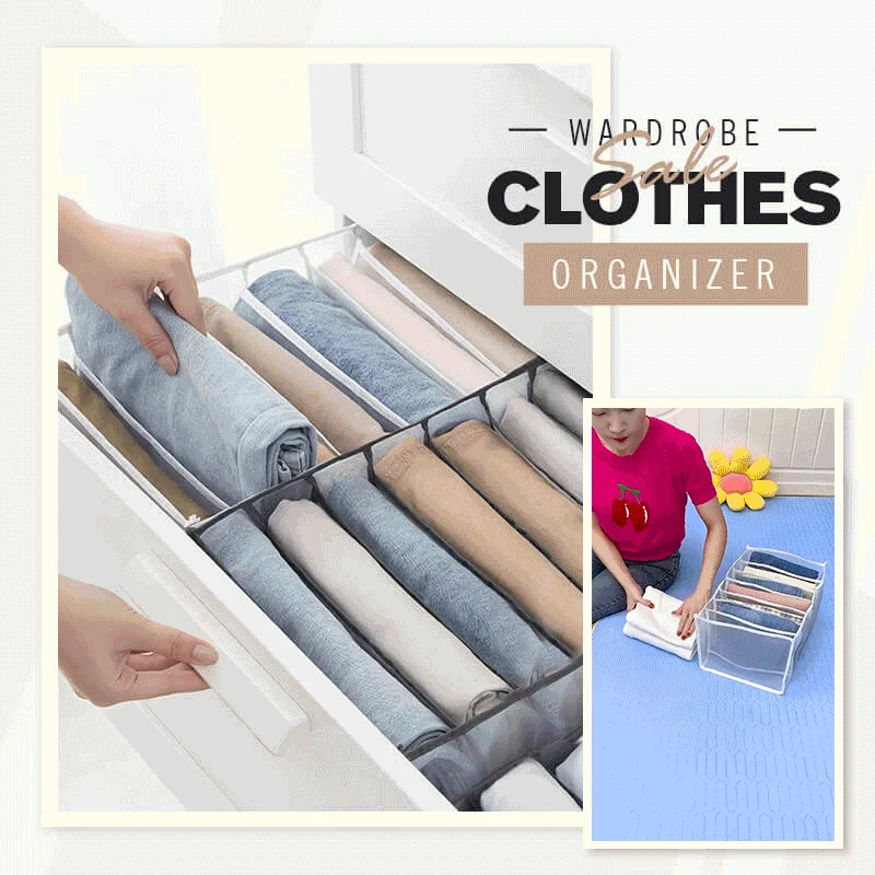 🔥Clear Stock Last Day 70% OFF🔥Wardrobe Clothes Organizer & Buy 6 Get Extra 20% OFF
