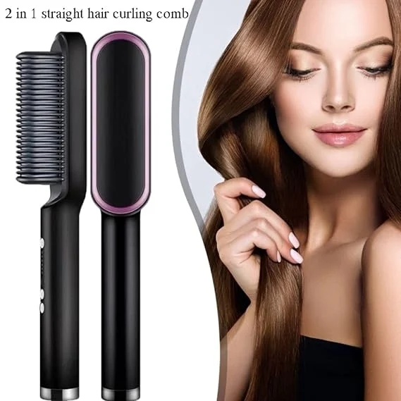 🎁2 in 1 Negative Ion Hair Straightener Styling Comb